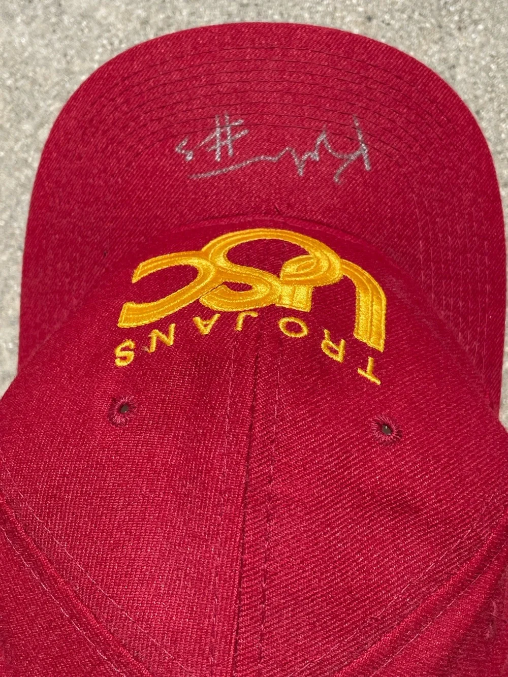 Vtg 80’s USC Keyshawn Johnson Signed Official NCAA College Snapback Hat JSA Cert